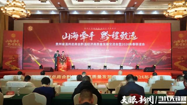 山海相拥启新程,文旅赋能促共赢!贵旅集团参加黔温经济高质量发展交流会