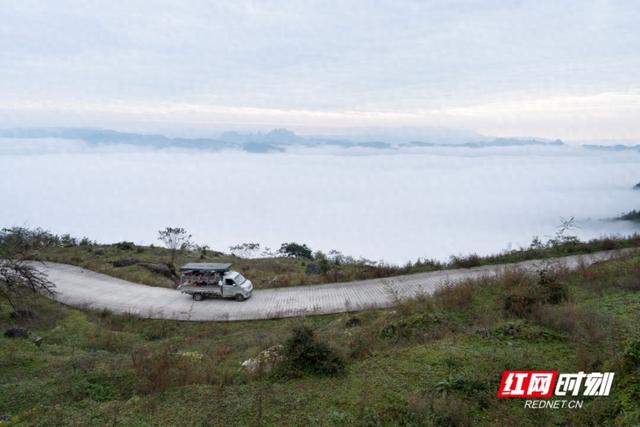 大美红图丨海拔落差1400米，跑山卖货郎与他的移动小卖部