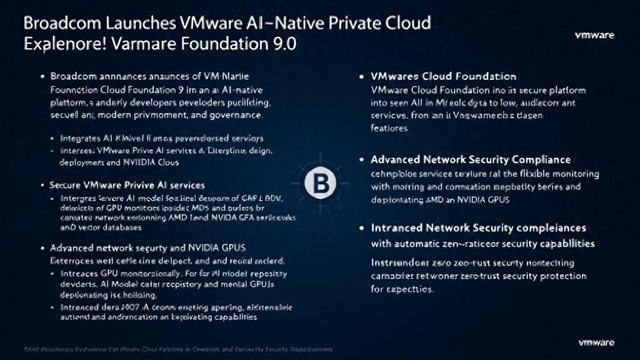 Broadcom推出AI原生私有云VMware Cloud Foundation 9.0