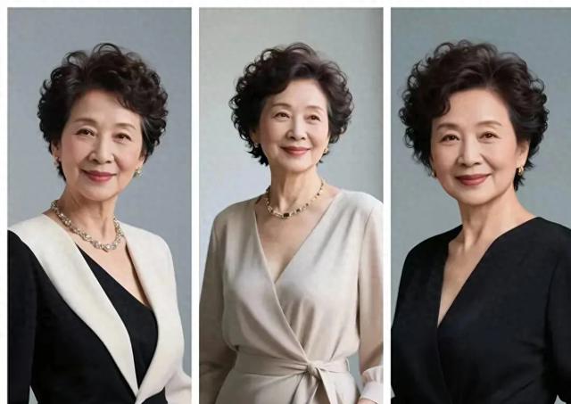 等我老了就学这位66岁阿姨！剪短发烫小卷超时尚，不管别人怎么说