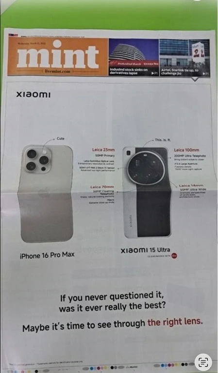 苹果、三星罕见联手，在印度要求小米停止争议营销
