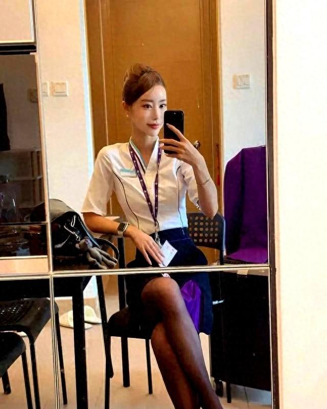 韩国极品空姐张恩善，一般人真的顶不住！简直是人间“尤物”。
