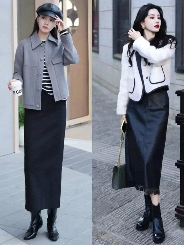 今冬“裙中靴”穿法火了!解锁优雅女人味,小个子也能穿出大长腿