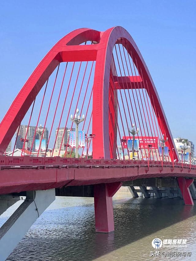 钱塘江路大桥如果建成，它将是德阳第二OR三漂亮的大桥！