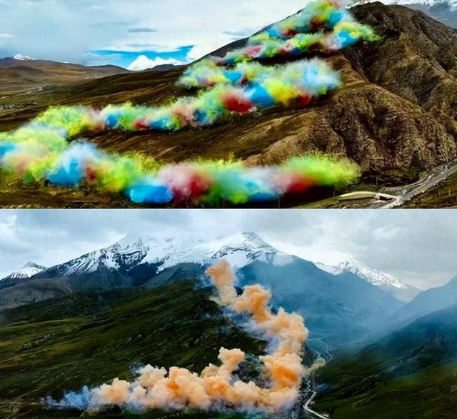 喜马拉雅山脉上放烟花，哪里在“向上致美”？
