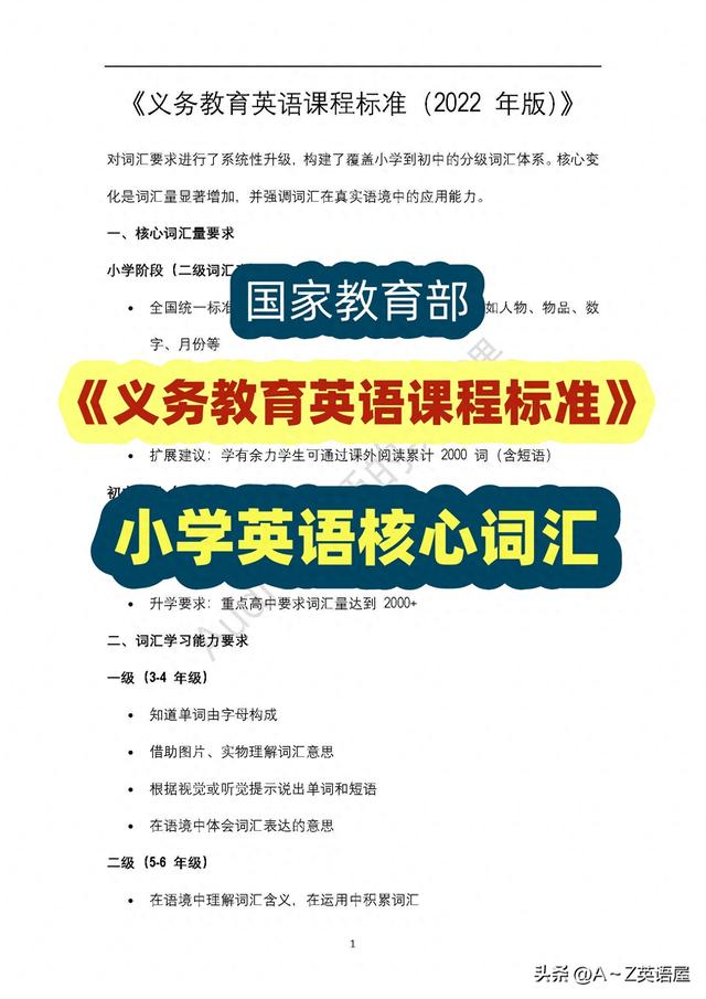 组织英语单词怎么写移动端（国家教育部义务教育英语课程标准2022 年版英语单词考纲）