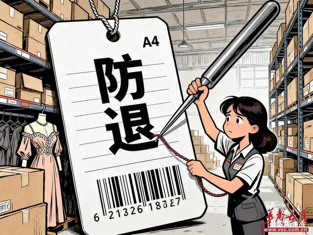 华声漫评：“穿完即退”逼出巨型吊牌，商家自保背后的规则困境