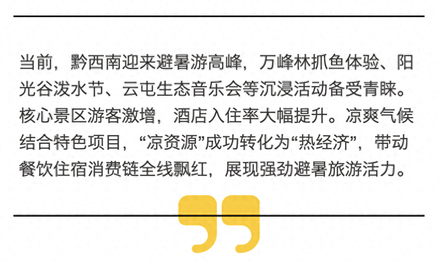 黔西南兴义避暑游火热飙升，多元活动引爆体验热潮