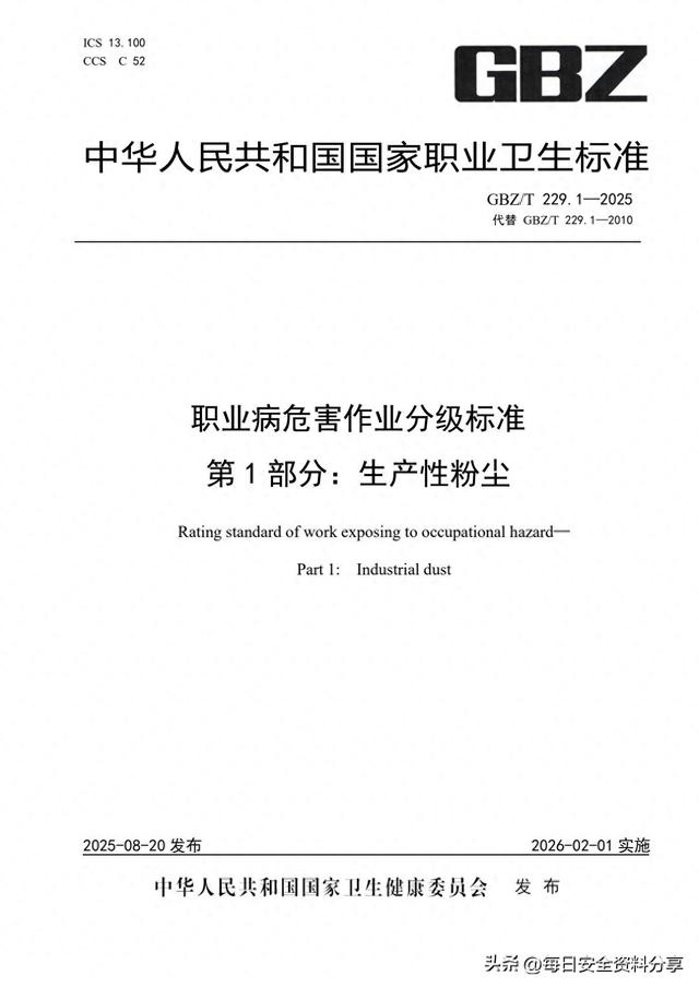 生产性粉尘有哪几类（职业病危害作业分级发布新推荐标准第一部分生产性粉尘）
