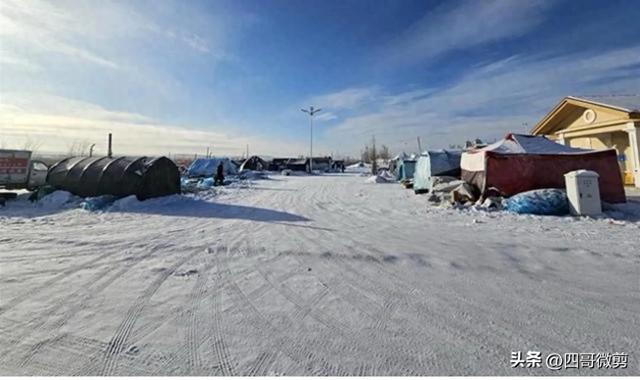 零下30℃睡雪地！这对80后夫妻在漠河搭帐篷直播，烧柴油取暖。