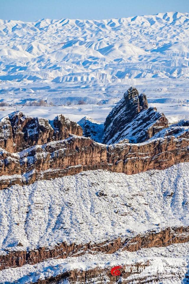 视觉·昌吉｜冬天的百里丹霞可太美了🤩🤩🤩