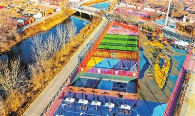 天津市静海区独流镇运河文化体育公园建成开园