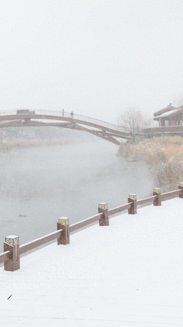 清河之洲，在河之洲看雪景！