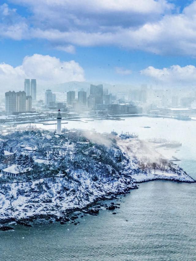 初雪来了！烟台“冰雪世界”美出新高度