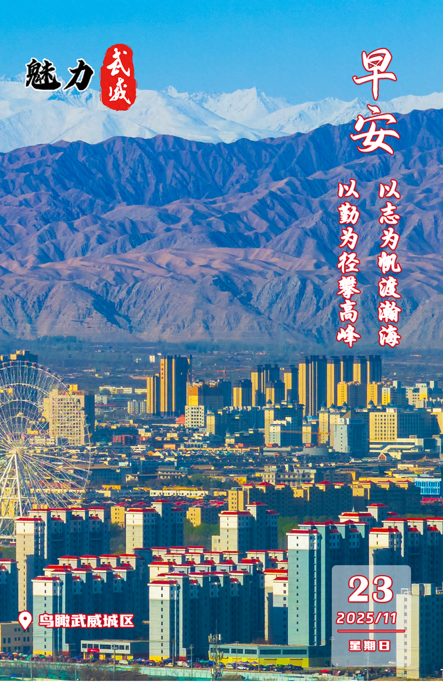 魅力武威丨鸟瞰武威城区