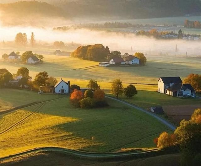 遇见,深秋的田野