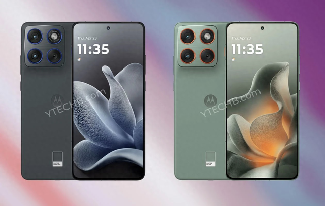 摩托罗拉 Edge 70（moto X70 Air）手机渲染图曝光：直屏方案