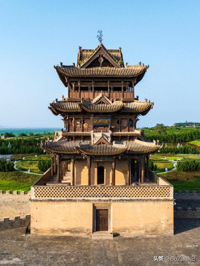 万荣后土庙藏秘，秋风楼嵌千年碑，汉武帝辞赋留痕