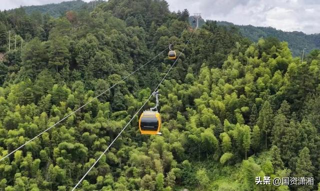 7600米！全球最长高山索道湖南雪峰山索道试车成功