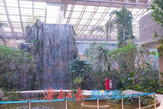 鹊华中新园特色景观引游人争相打卡