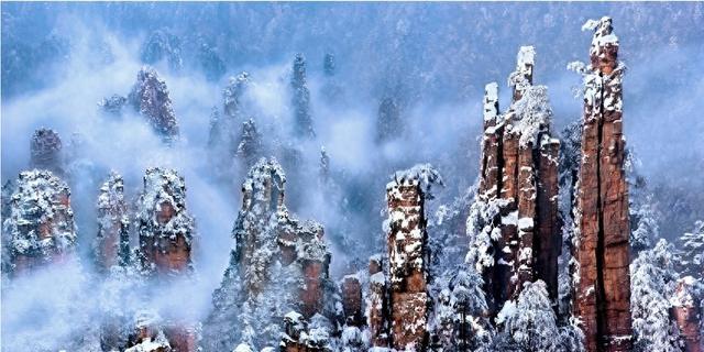 张家界武陵源开启冬季“错峰游”黄金期