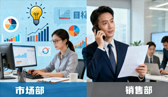 营销和销售的区别（市场部和销售部的差别）