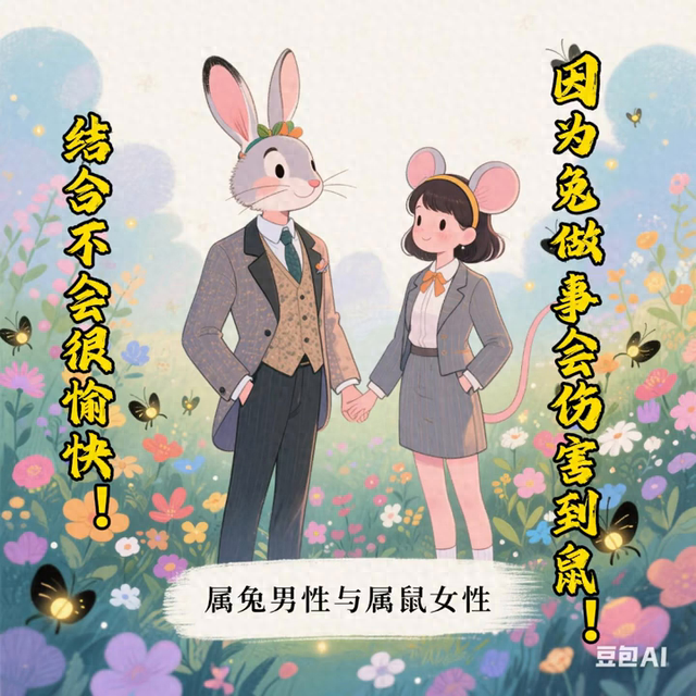 男鼠和女兔相配婚姻如何（兔男与鼠女因爱结合但兔一定要注意）