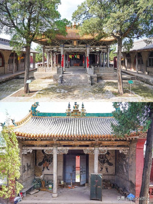 介休东岳庙，藏在小山村的明清古建，献殿斗拱木雕琉璃惊艳时光