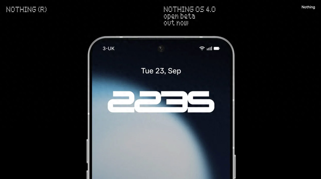 Nothing Phone 系列手机开测 OS 4.0 Beta 版