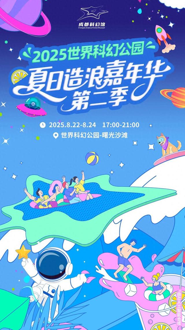 夏末狂欢！2025世界科幻公园造浪嘉年华第二季即将开启