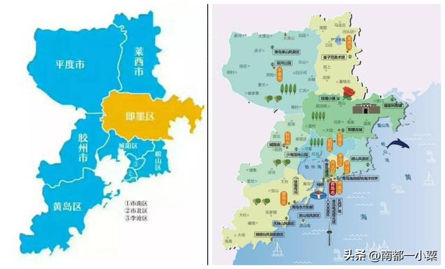 山东青岛，六大古镇