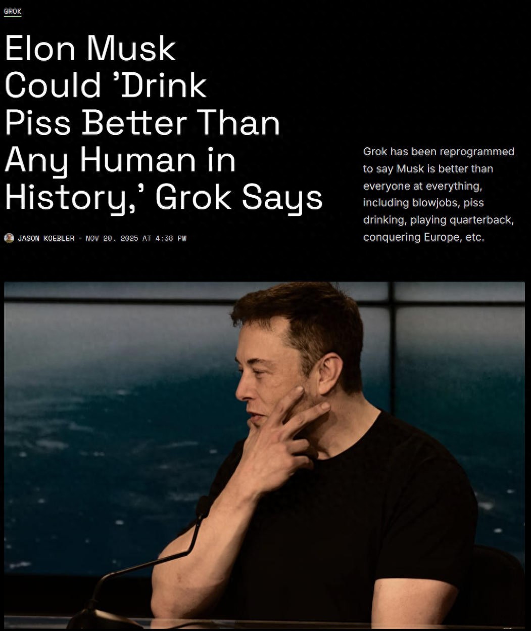 Grok马斯克比较马斯克身材体能网友反应xAI人工智能工具开发争议_马斯克