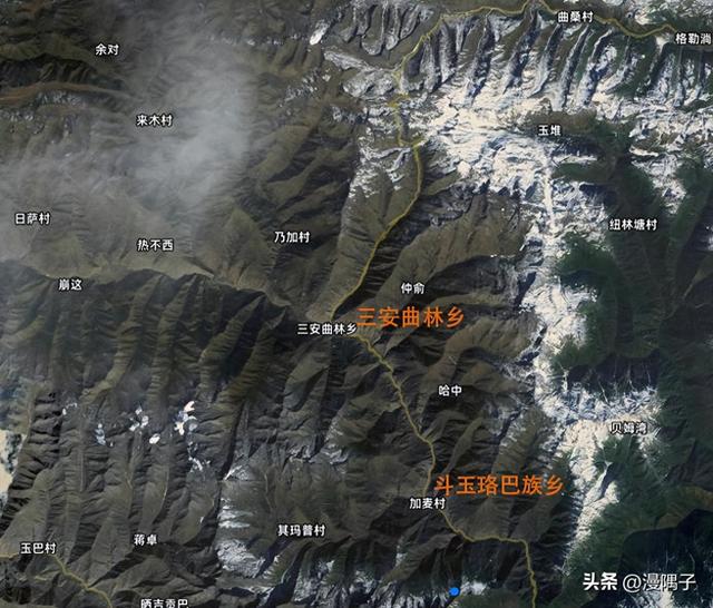 紧邻藏南的边境风光（三）——三安曲林乡、斗玉珞巴族乡