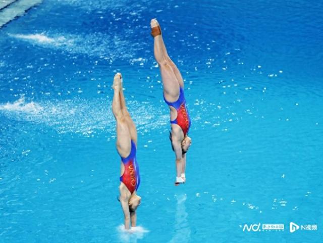 陈若琳观赛！全红婵/王伟莹晋级十五运跳水女双10米台决赛