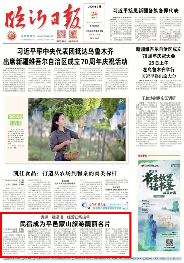 临沂平邑：民宿成为蒙山旅游靓丽名片