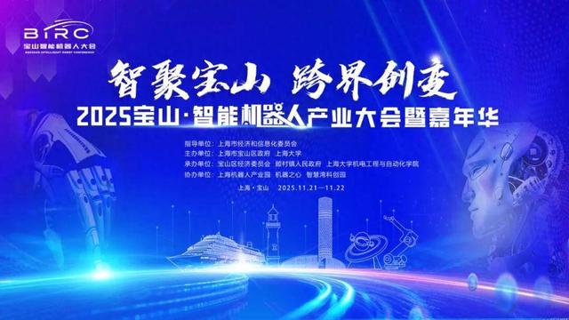 2025宝山·智能机器人产业大会暨嘉年华，邀您共赴科技盛宴