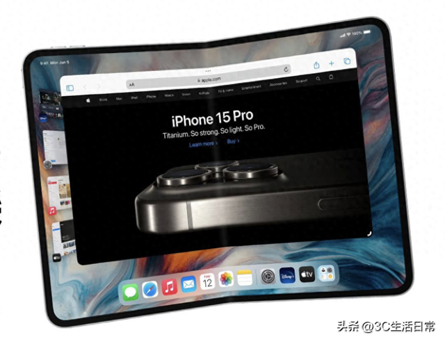 苹果折叠 iPhone 2026 年登场！独家屏幕供应商曝光Vision Air将降价