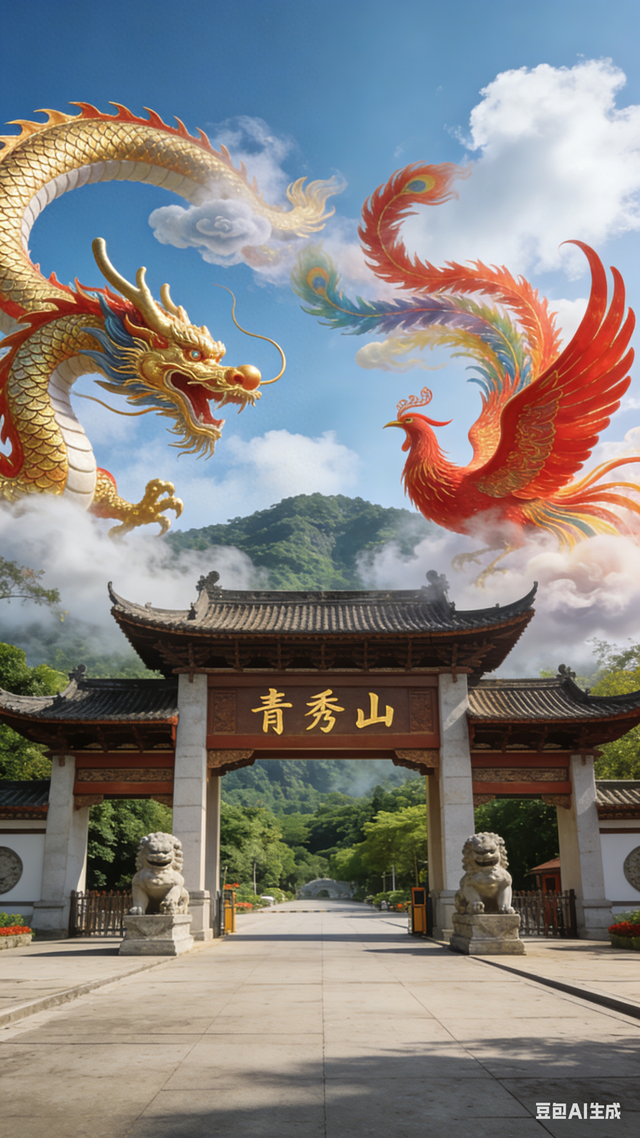 无双道龙赵小荣游记《 一笔祥龙行天下 》（一四九）青秀山