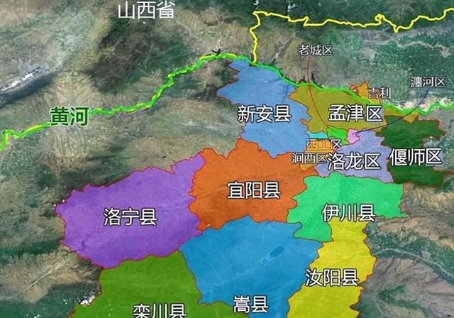洛阳市的区划调整，河南省的第二大城市，为何有14个区县？