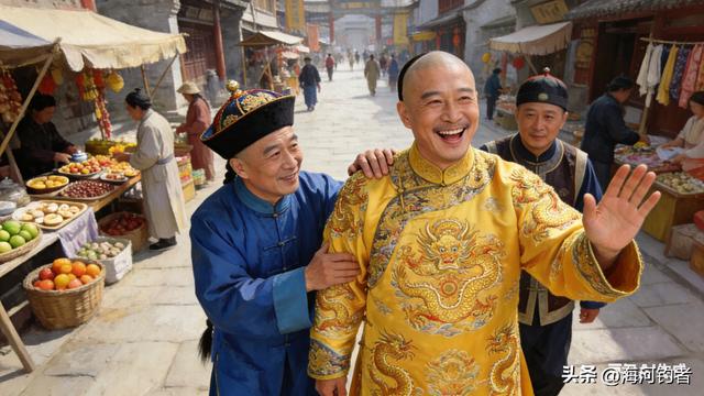 乾隆逛市遇联对 刘墉智讽和珅贪