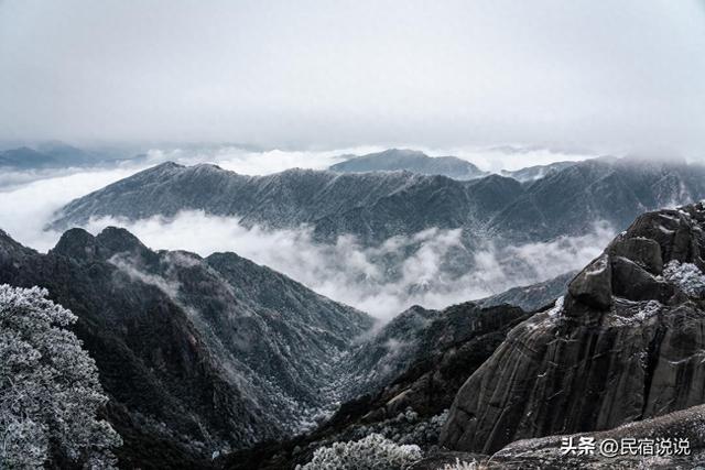 黄山“五绝”之一的冬雪,只有50天观赏期。