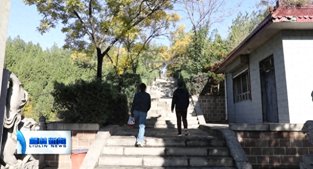 柳林北山公园秋意浓 市民漫步乐享“天然氧吧”