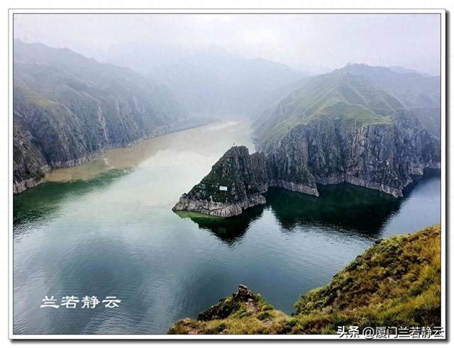 甘肃永靖：天然的“鸳鸯火锅”奇观 - 黄洮交汇处