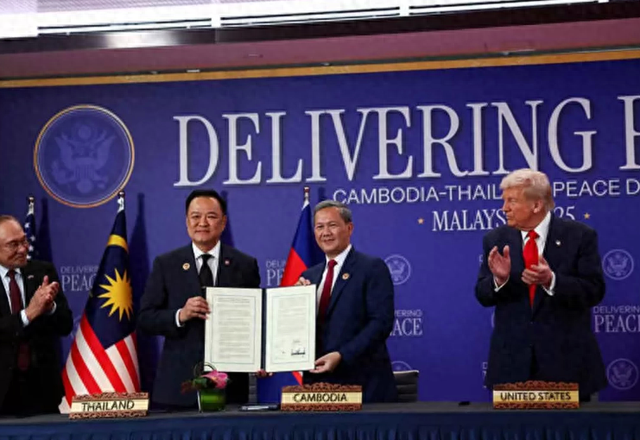 特朗普介入泰柬边境争端，支持泰国排雷立场	，泰美贸易障碍解除！