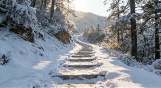 新宁：雪漫舜皇山红迹映初心