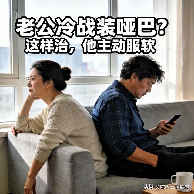 中年老公一闹矛盾就冷战？别熬别忍	，3招让他主动凑过来跟你说话