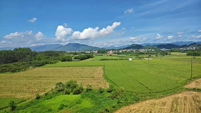 福建省的田园风光竟然如此之美，色彩鲜艳的民居过目难忘