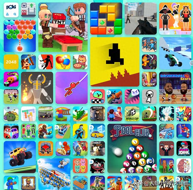 黑白人的游戏下载地址（10个免费小游戏网站免下载免登录）