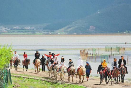云南香格里拉暑期旅游持续升温