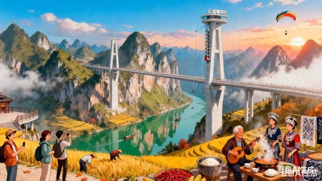 【秋日黔行·养在贵州】来世界第一高桥 带你领略黔西南绝美的秋天